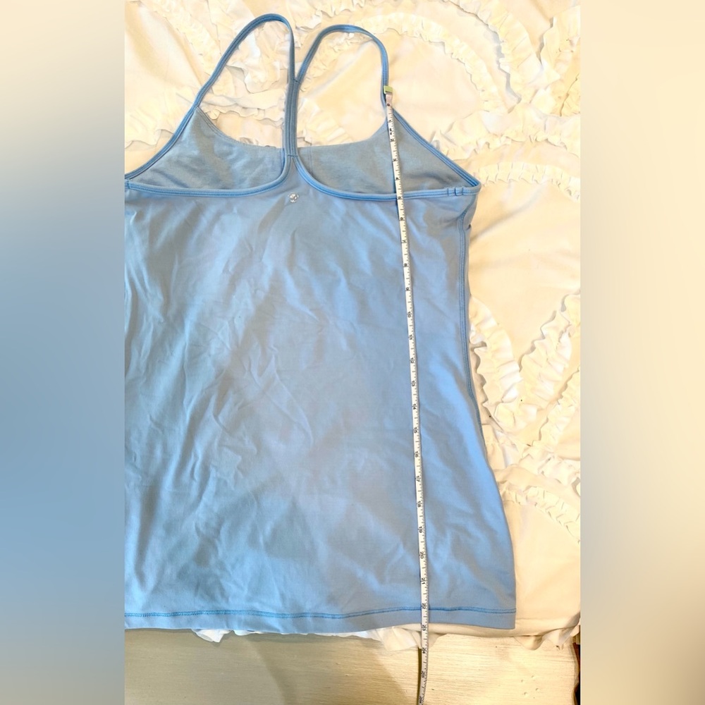 Women's Blue and Burgundy Workout Shorts and Yoga Top Set Size M - Picture 15 of 16